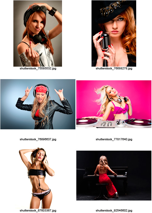 Amazing SS - Music Girls, 25xJPGs