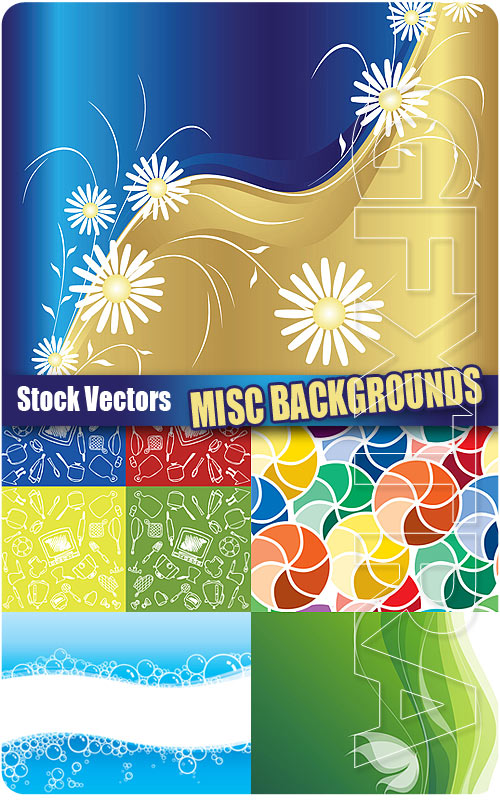 Misc backgrounds - Stock Vectors