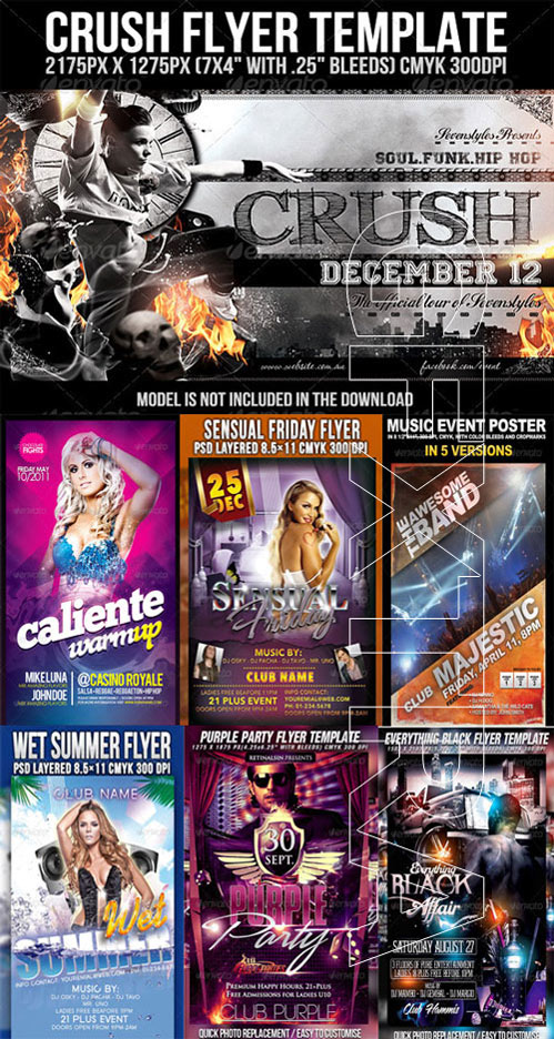 GraphicRiver - Flyers Templates Collection 2012