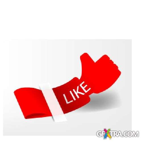 Like Button - Shutterstock 30xEPS
