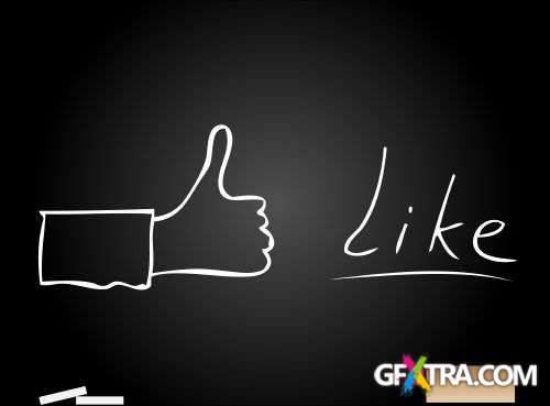 Like Button - Shutterstock 30xEPS