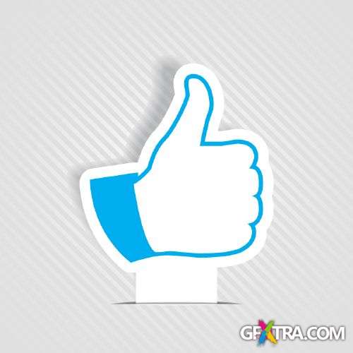 Like Button - Shutterstock 30xEPS