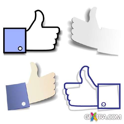 Like Button - Shutterstock 30xEPS