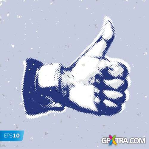 Like Button - Shutterstock 30xEPS