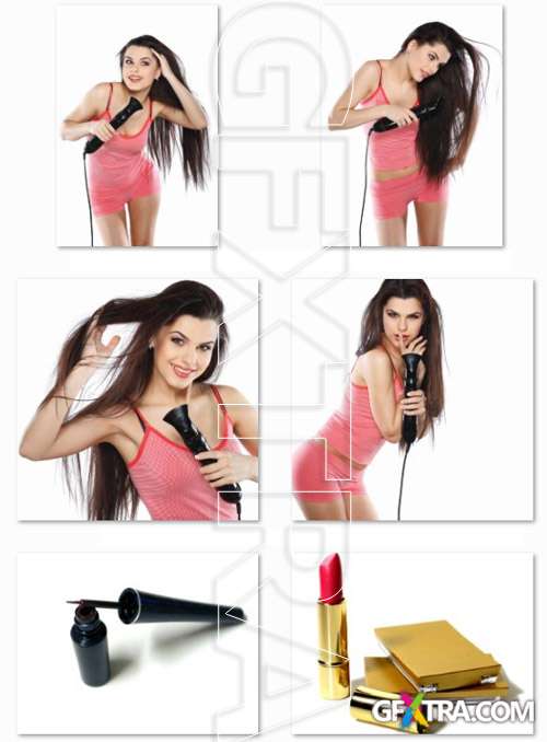 Hairdresser - People with a Hairdryer, 41xJPGs