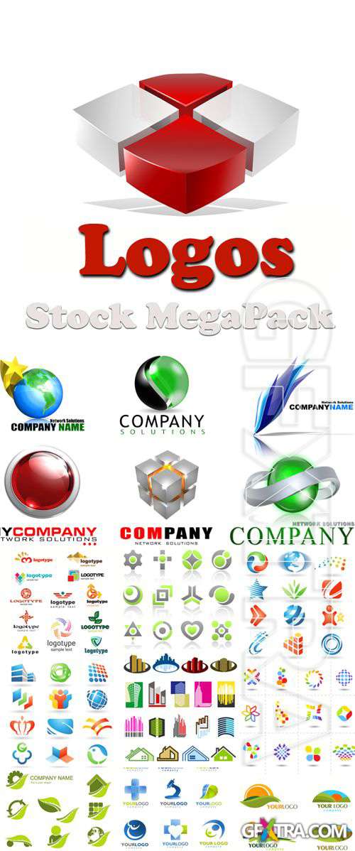 Logos Stock Megapack Vector 1000 EPS