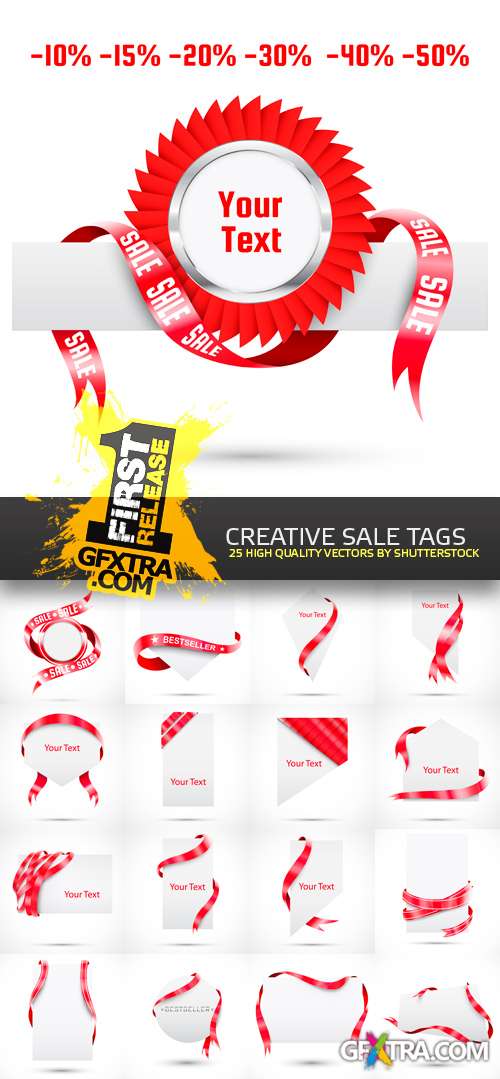 Amazing SS - Creative Sale Tags, 25xEPS