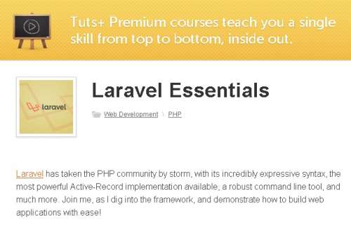 [tutsplus] Laravel Essentials