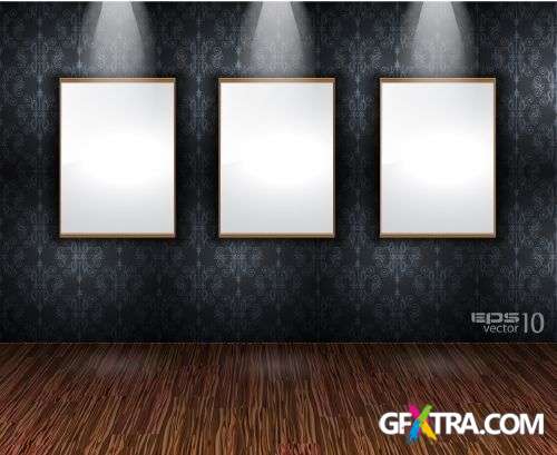 Shelf with LED Spotlights 25xEPS