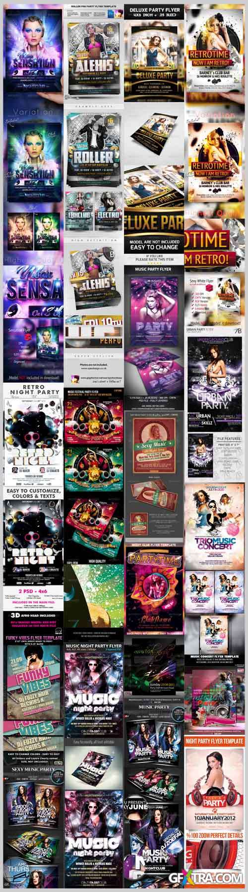 Music Flyers and Posters - Mix Bundle 2012
