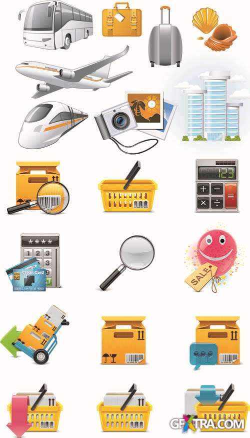 3D Web - Vector Icons Collection #2