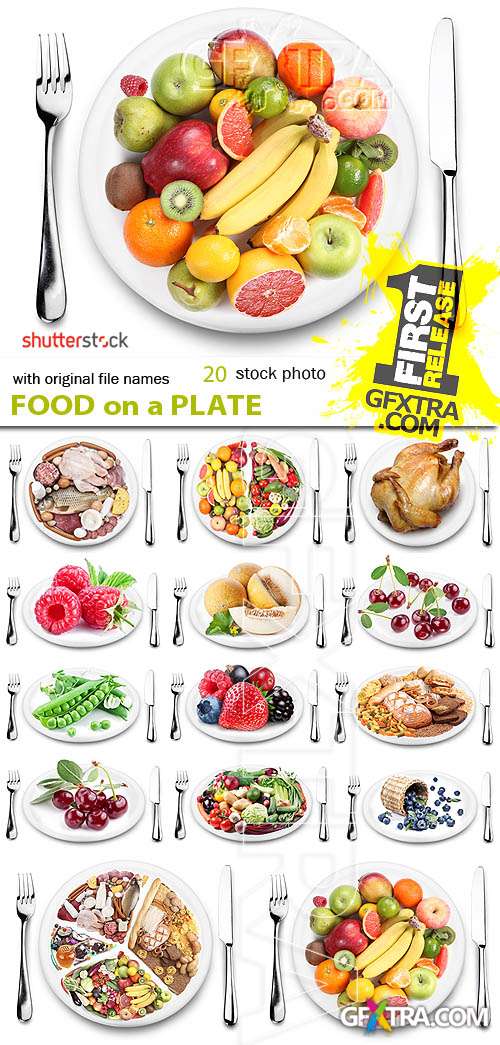 SS Food on a plate - 18 UHQ photos