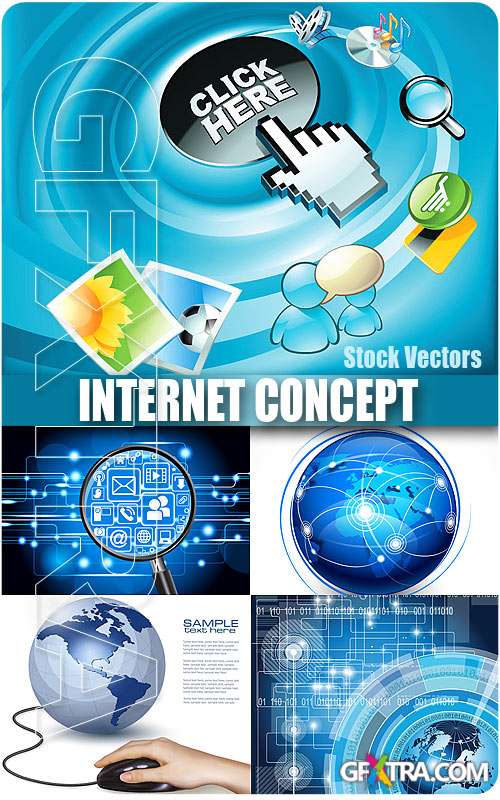 Internet concept - Stock Vectors