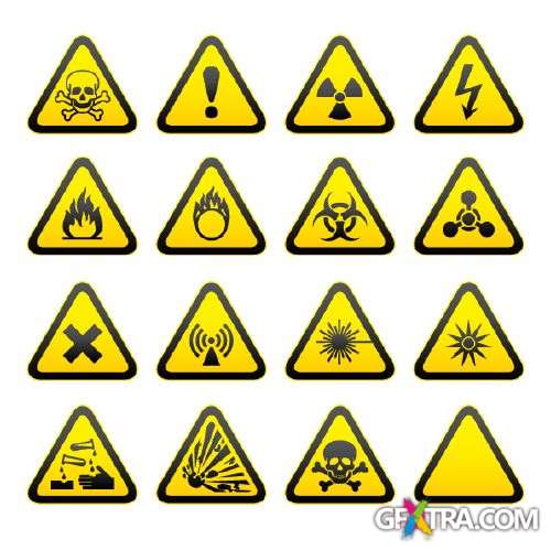 Danger & Warning - Shutterstock 51xEPS Danger & Warning - Shutterstock 51xEPS