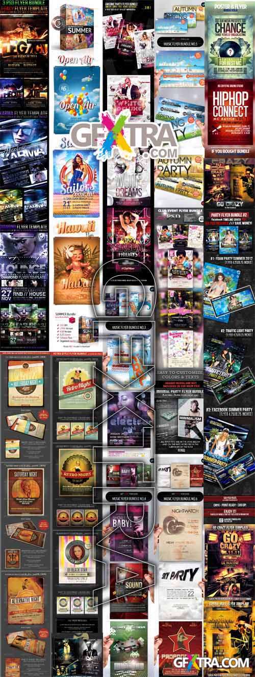 15 Flyers and Posters Bundle in 1 Pack