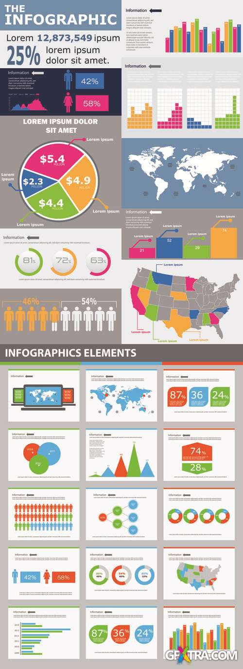 Infographics Vector Pack #244