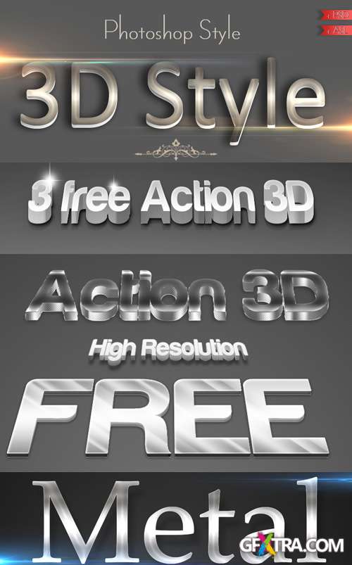 Metal Text Style pack