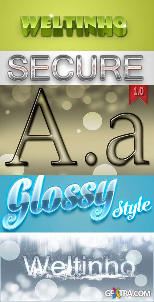 3d Text Style for Photoshop