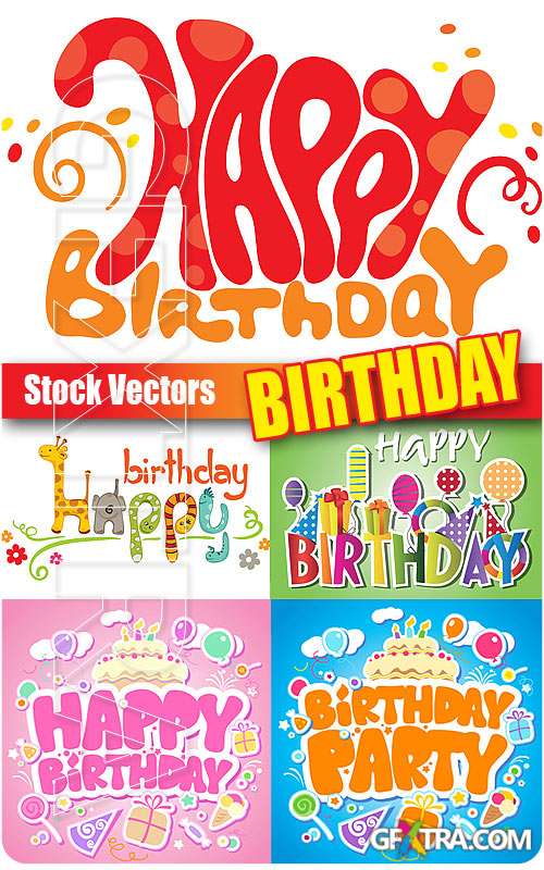 Birthday - Stock Vectors