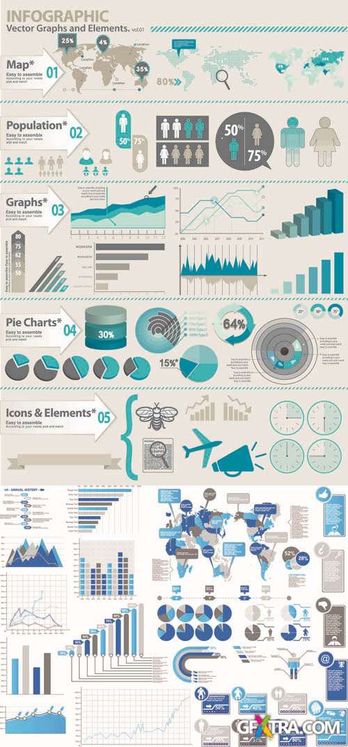 Infographics Vector Pack #269