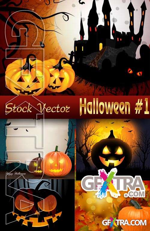 Halloween #1 - Stock Vector