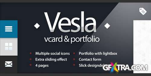 ThemeForest - Vesla - Vcard and Portfolio Html Template - RIP
