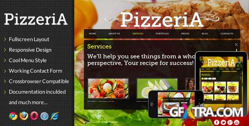 ThemeForest - PizzeriA - Responsive Fullscreen Onepage Template - RIP