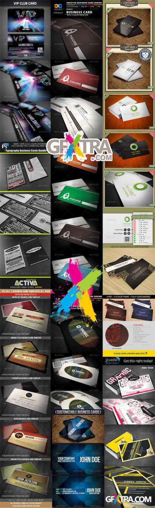 Modern and Creative Business Cards Bundle vol.1