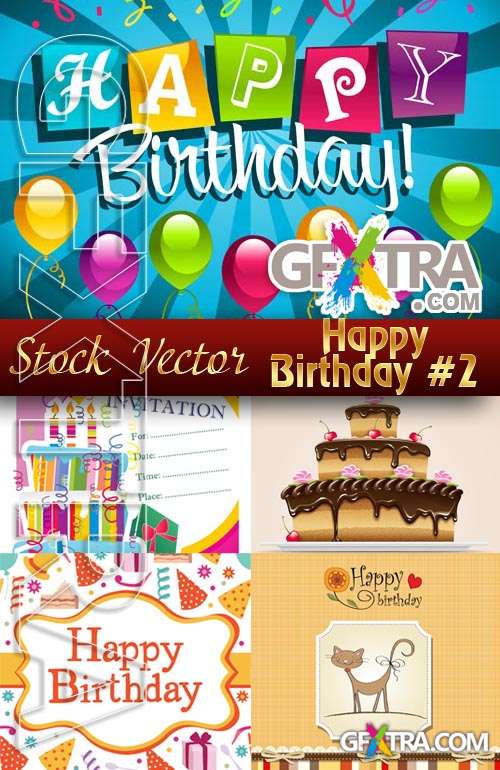 Happy Birthday! #2 - Stock Vector