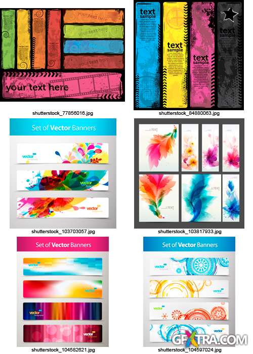 Amazing SS - Banners Collection 5, 25xEPS