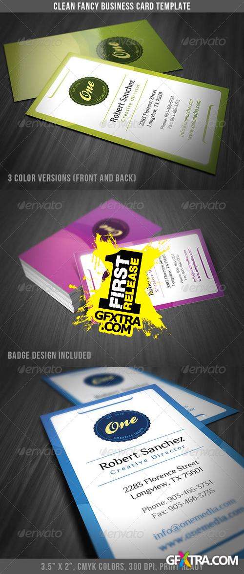 GraphicRiver: Clean and Fancy Business Card Template