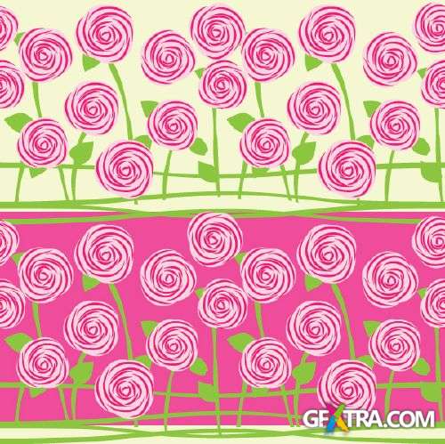 Pretty Seamless Colorful Patterns 25xEPS