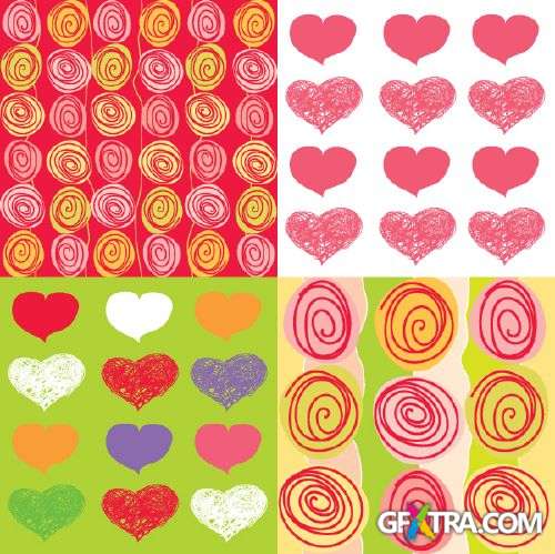Pretty Seamless Colorful Patterns 25xEPS
