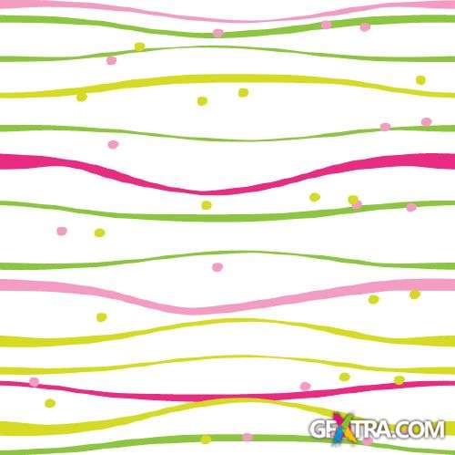 Pretty Seamless Colorful Patterns 25xEPS