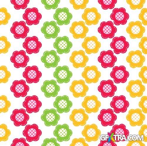 Pretty Seamless Colorful Patterns 25xEPS