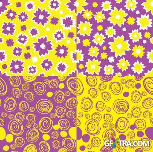 Pretty Seamless Colorful Patterns 25xEPS
