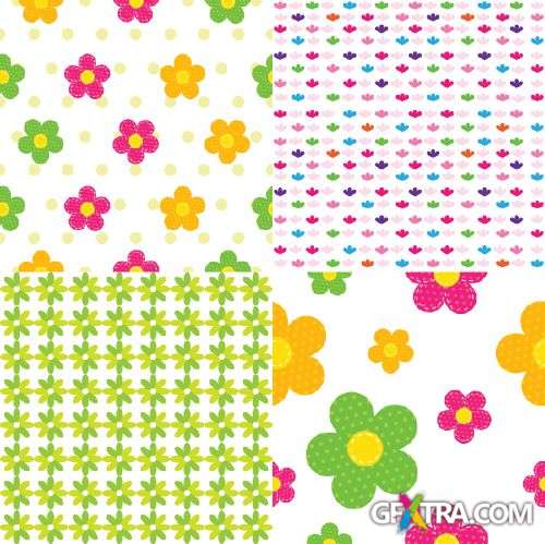Pretty Seamless Colorful Patterns 25xEPS