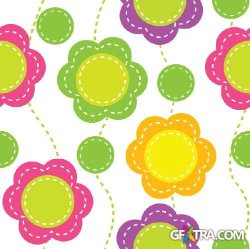 Pretty Seamless Colorful Patterns 25xEPS