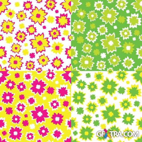 Pretty Seamless Colorful Patterns 25xEPS