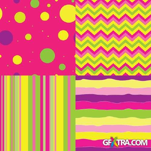 Pretty Seamless Colorful Patterns 25xEPS
