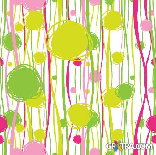 Pretty Seamless Colorful Patterns 25xEPS