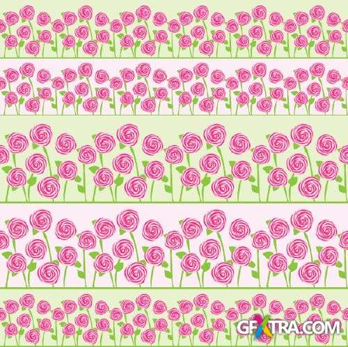 Pretty Seamless Colorful Patterns 25xEPS