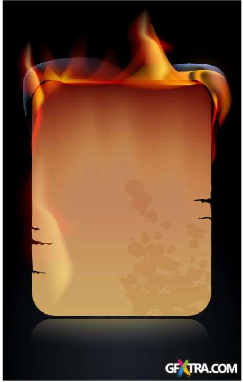 Burned Paper Vectors 25xEPS Burned Paper Vectors 25xEPS