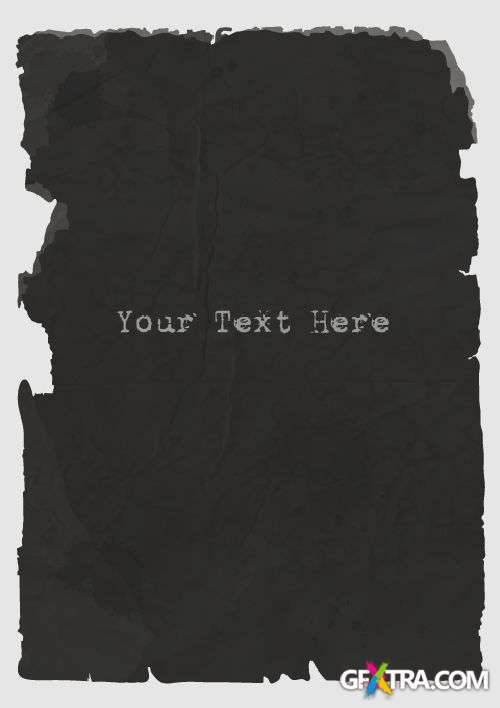 Burned Paper Vectors 25xEPS Burned Paper Vectors 25xEPS