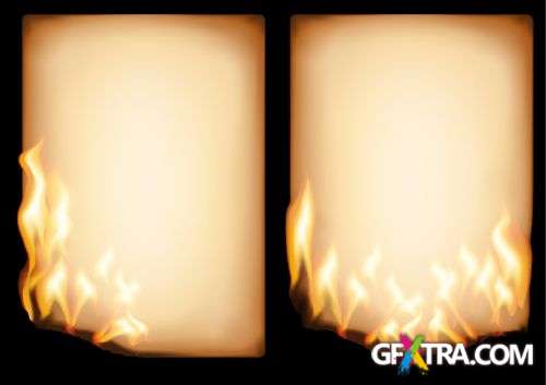 Burned Paper Vectors 25xEPS Burned Paper Vectors 25xEPS