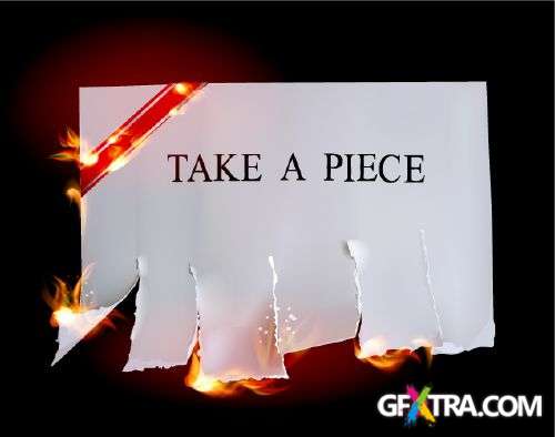 Burned Paper Vectors 25xEPS Burned Paper Vectors 25xEPS