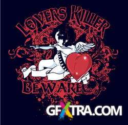 T-Shirt Skull Designs, 56xEPS ShutterStock