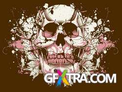 T-Shirt Skull Designs, 56xEPS ShutterStock