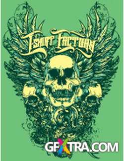 T-Shirt Skull Designs, 56xEPS ShutterStock