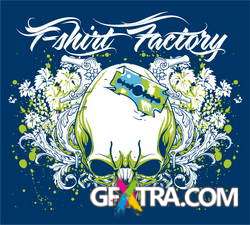 T-Shirt Skull Designs, 56xEPS ShutterStock